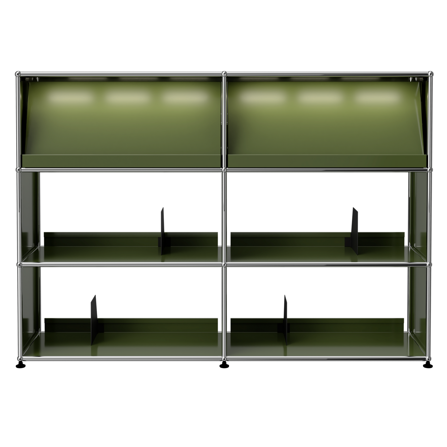 USM Vinyl Display Cabinet 3x2