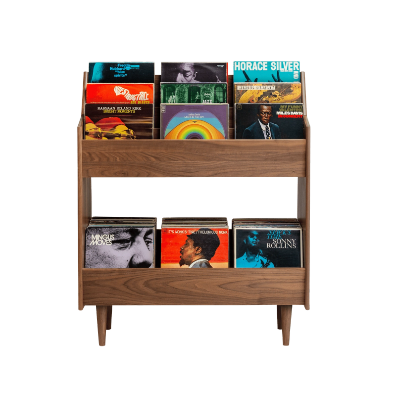 Luxe 3-Bay Record Stand