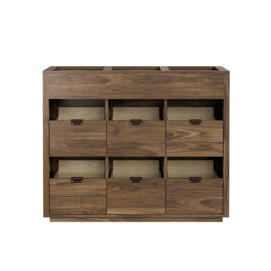 Walnut Dovetail 3 x 2.5 Storage Cabinet - Ready to Ship