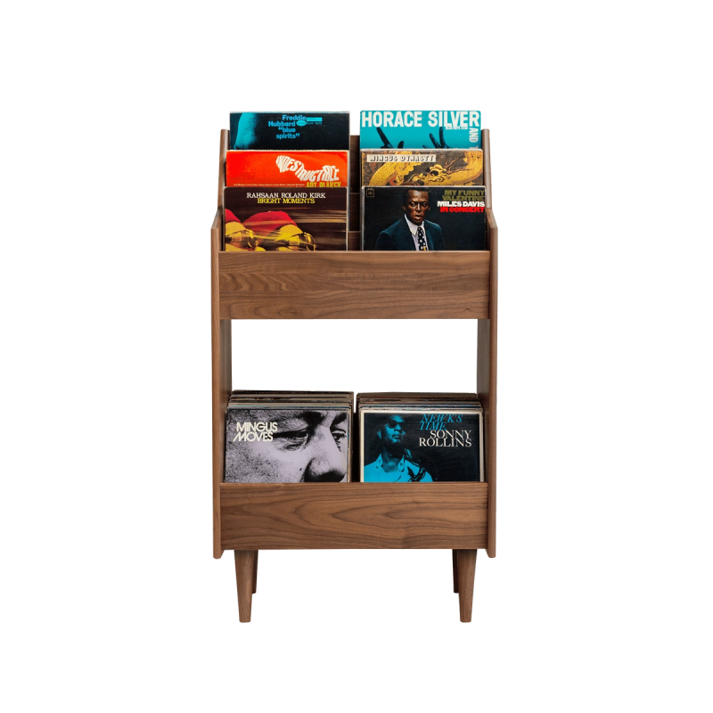 Luxe 2-Bay Record Stand