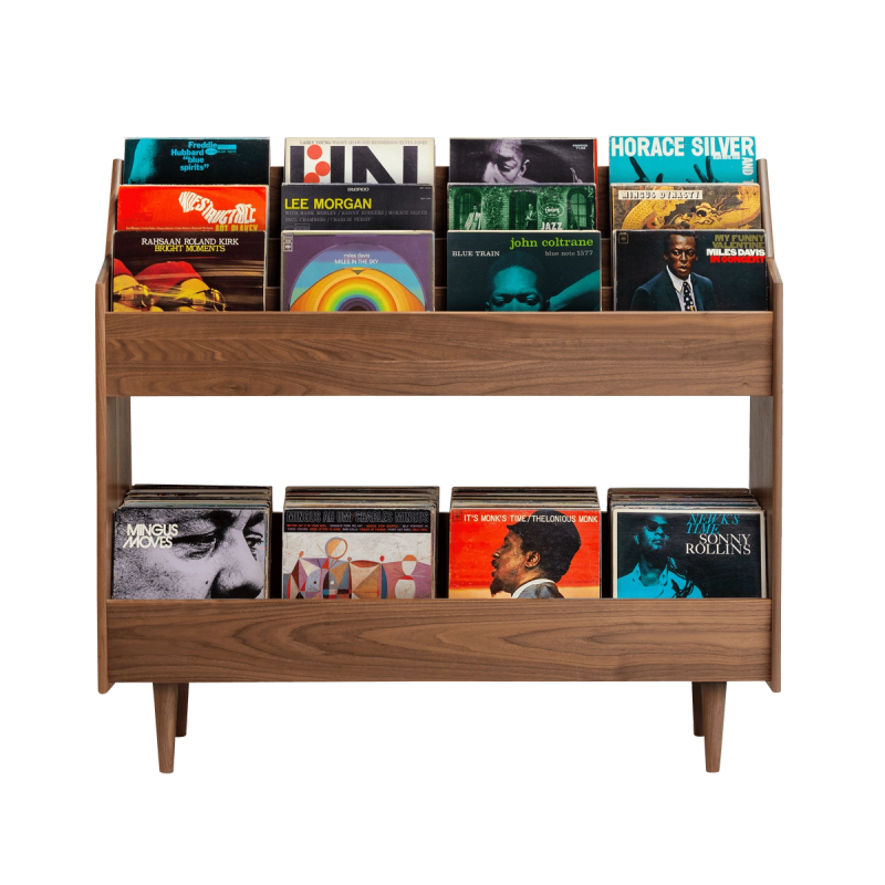 Luxe 4-Bay Record Stand